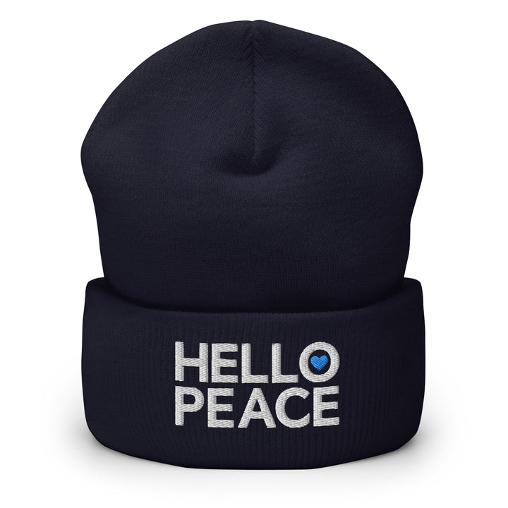 Heart Of Peace Cuffed Beanie