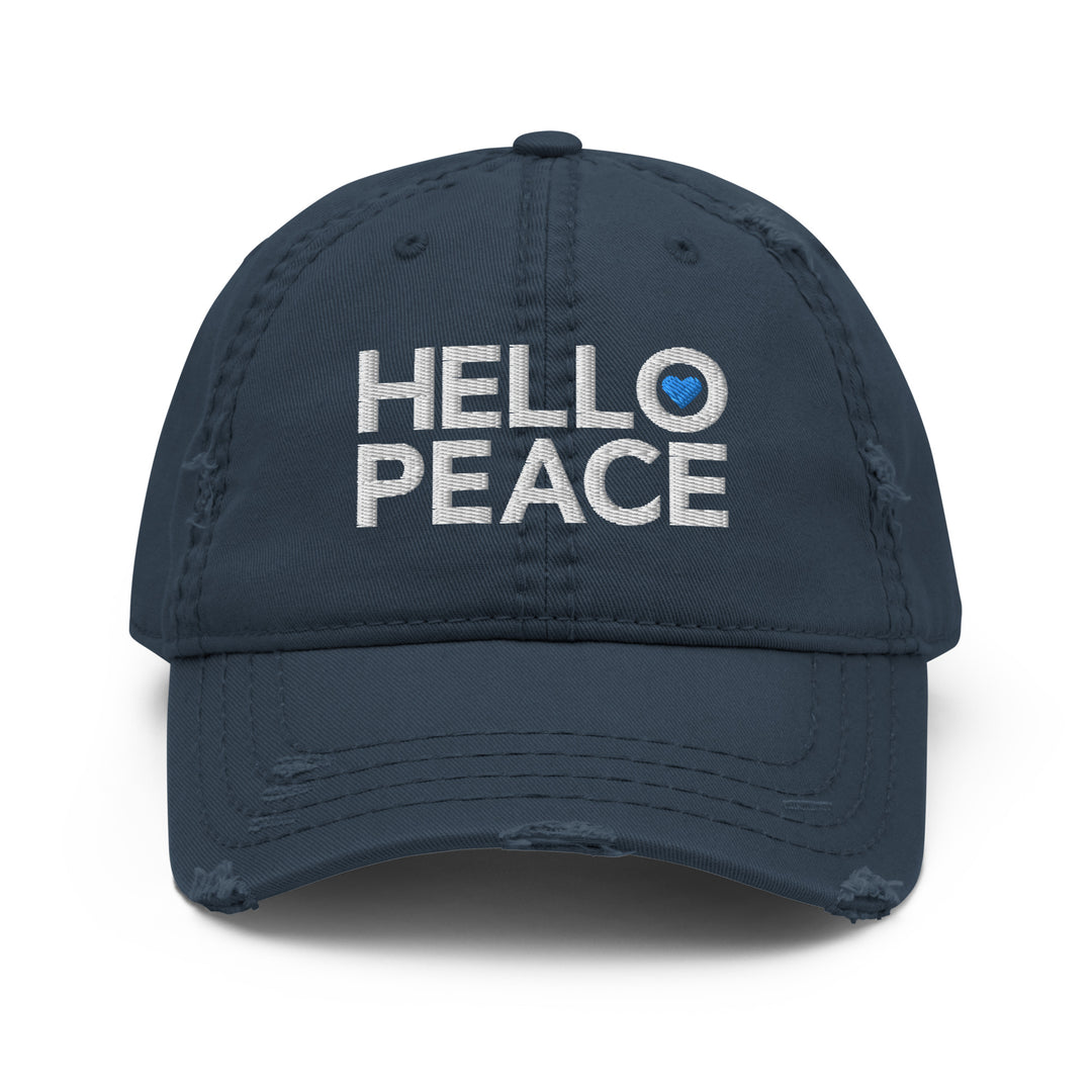 Heart Of Peace Distressed Favorite Hat