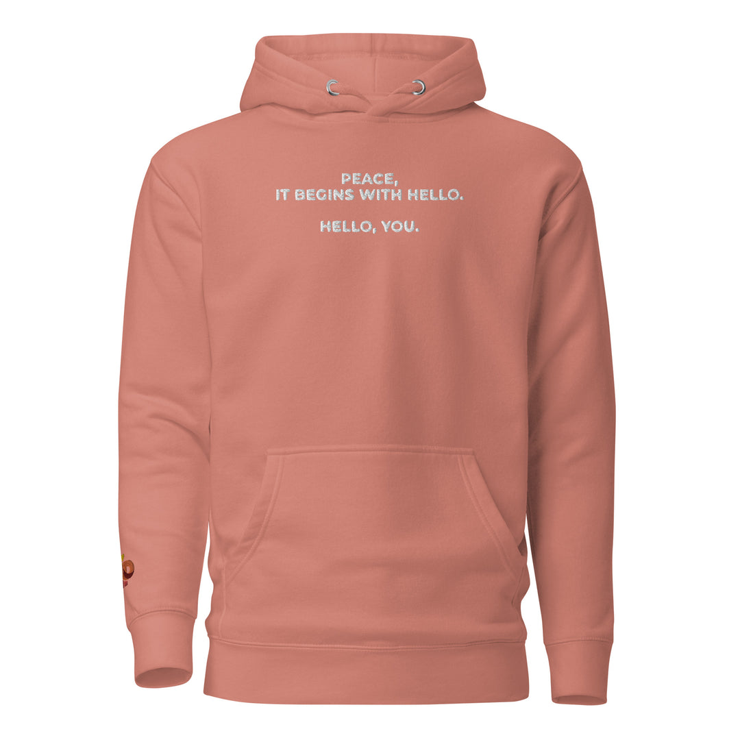 Hello You Slim Fit Statement Hoodie