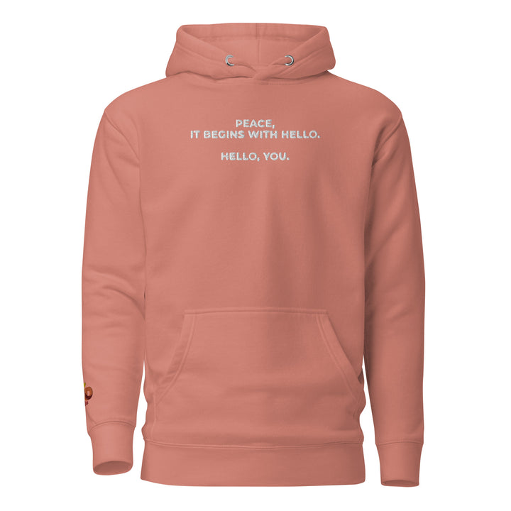 Hello You Slim Fit Statement Hoodie